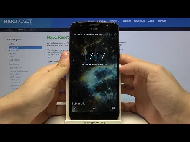 'Video thumbnail for How to Enter Safe Mode in MOTOROLA Moto G5S – Disable Third-party Apps'