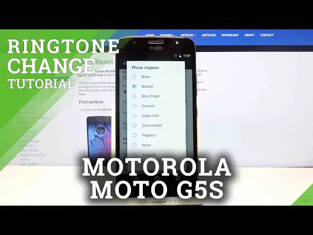 Video thumbnail for How to Change Ringtone in MOTOROLA Moto G5S – Find Ringtone List