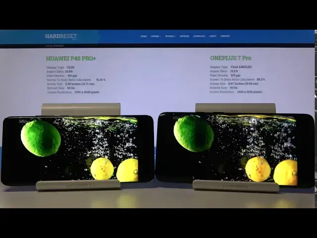 'Video thumbnail for Display Comparison OnePlus 7 Pro vs HUAWEI P40 Pro+ | Compare Screen Quality'