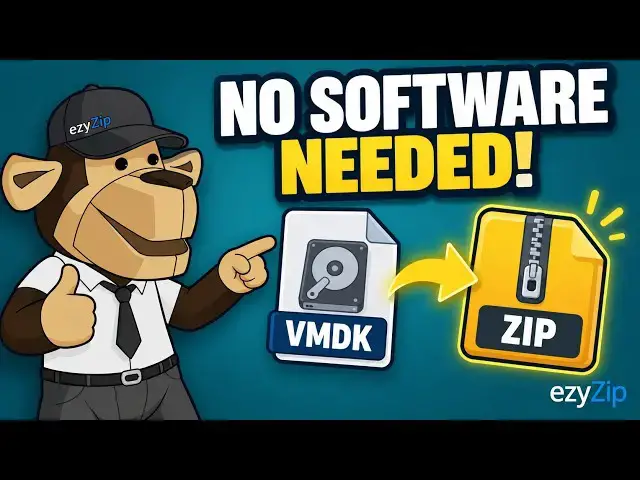 Video thumbnail for 📀 How to Convert VMDK to ZIP Online Free | No Software Installation Required