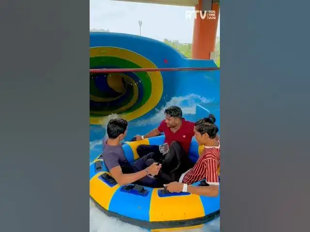 Video thumbnail for FAMILY RIVER 😱 WATER SLIDE at📍Wet N Joy #shorts #waterpark #viral