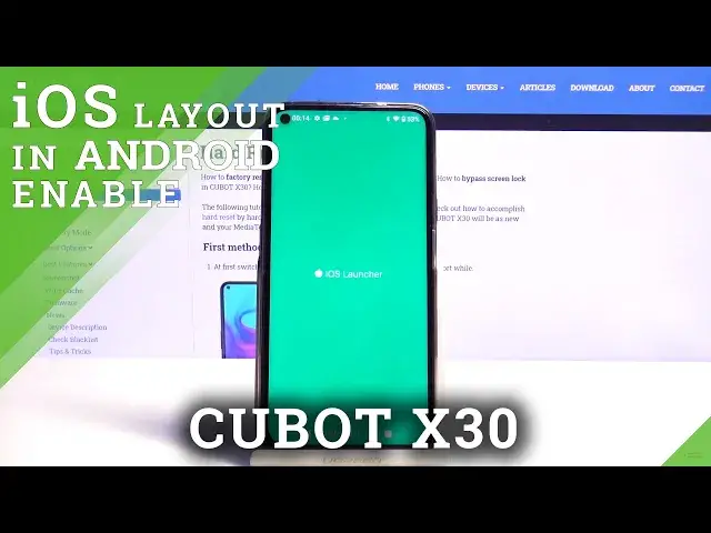 'Video thumbnail for How to Download iOS Launcher on CUBOT X30 – Install iOS Menu'