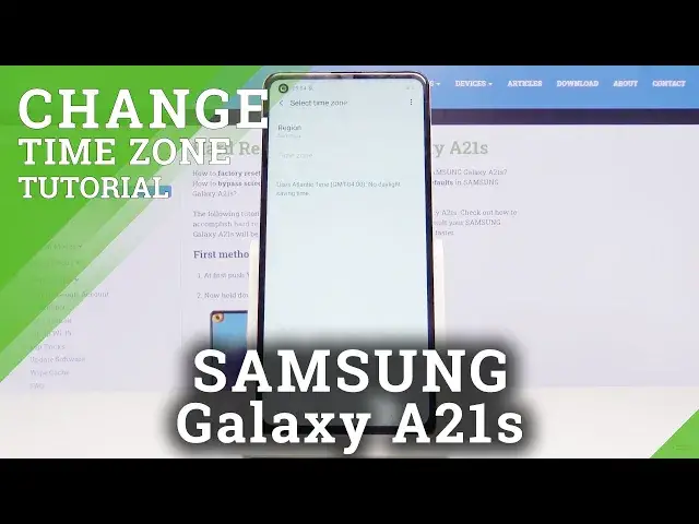 'Video thumbnail for How to Set Up Date on SAMSUNG Galaxy A21s -  Date & Time Settings'