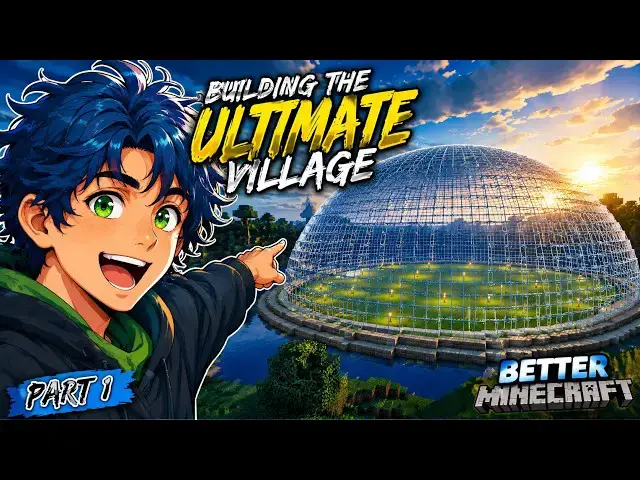 Video thumbnail for Building the ULTIMATE Village In Minecraft [1]