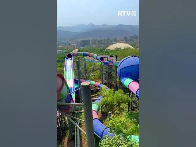 Video thumbnail for Cyclone Water Slide at IMAGICA Water Park #shorts #waterpark