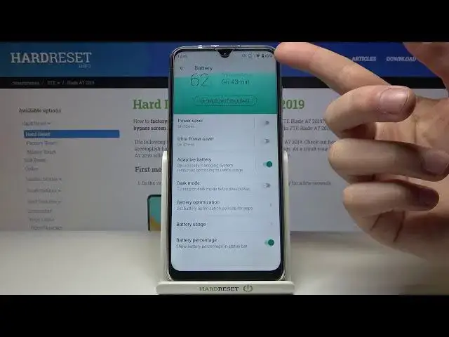 'Video thumbnail for How to Activate Battery Percentage in ZTE Blade A7 2019 – Show Battery Level'