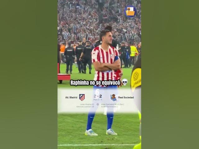 Video thumbnail for 🫣 Parece que Raphinha tenía razón al decir que el Atlético de Madrid estaba fuera.