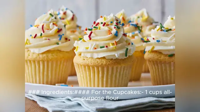 Video thumbnail for cupcake recipe