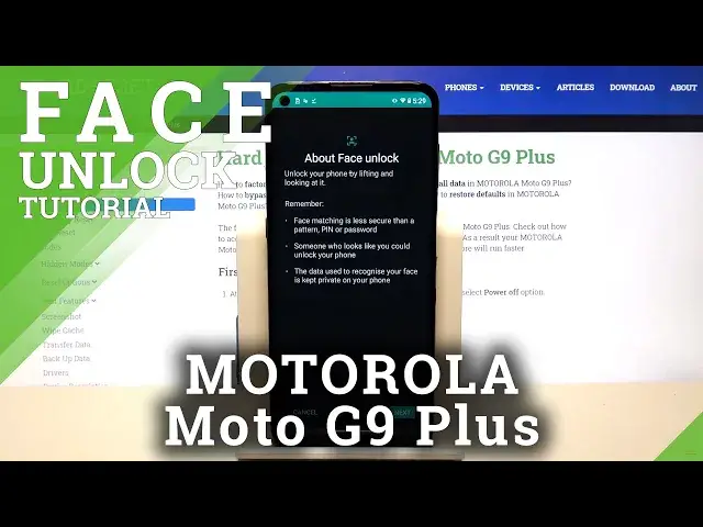 'Video thumbnail for How to Enable Face Recognition on MOTOROLA Moto G9 Plus - Face Unlock Feature'