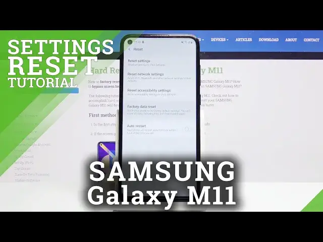 'Video thumbnail for How to Reset Settings in SAMSUNG Galaxy M11 – Reset Setting via Settings'