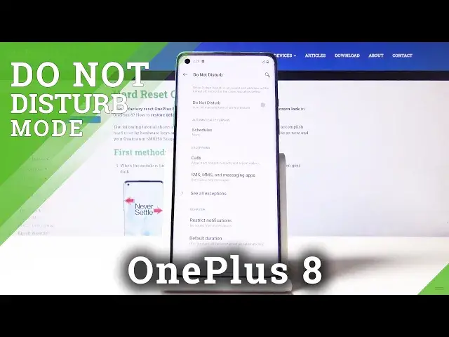 Video thumbnail for How to Activate Do Not Disturb Mode in OnePlus 8 – Mute Sounds