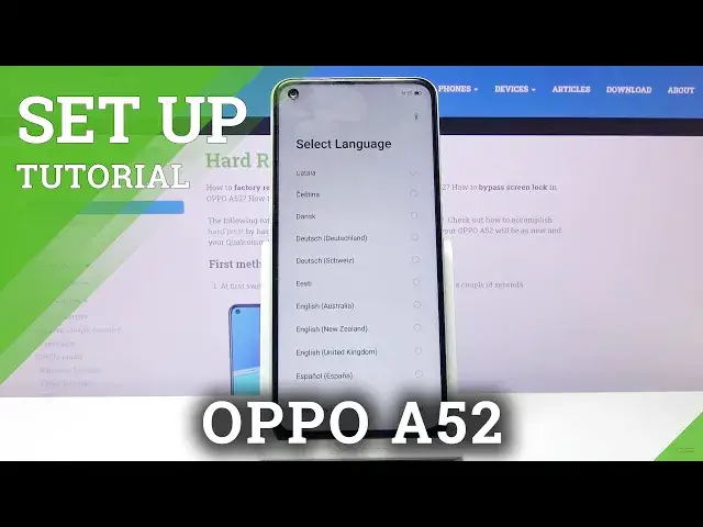 'Video thumbnail for How to Configurate Oppo A52 – Set Up Process'