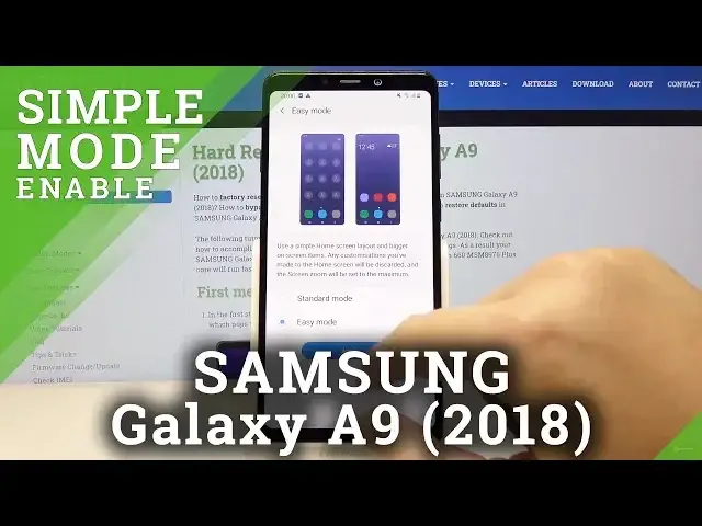 'Video thumbnail for How to Turn Easy Mode in SAMSUNG Galaxy A9 2018 – Simple Mode'