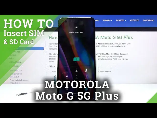 'Video thumbnail for How to Insert SIM and SD Cards to MOTOROLA Moto G 5G Plus – Input SIM and SD Card'