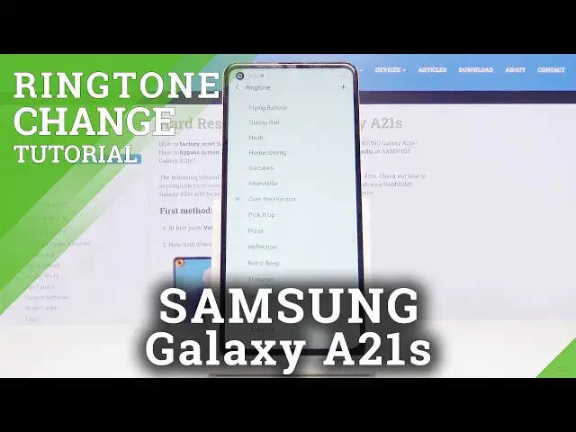 'Video thumbnail for How to Switch Ringtone on SAMSUNG Galaxy A21s – Ringtone List'