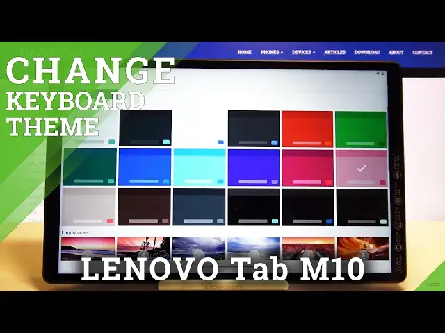 'Video thumbnail for How to Change Keyboard Theme in LENOVO Tab M10 – Personalize Keyboard Look'