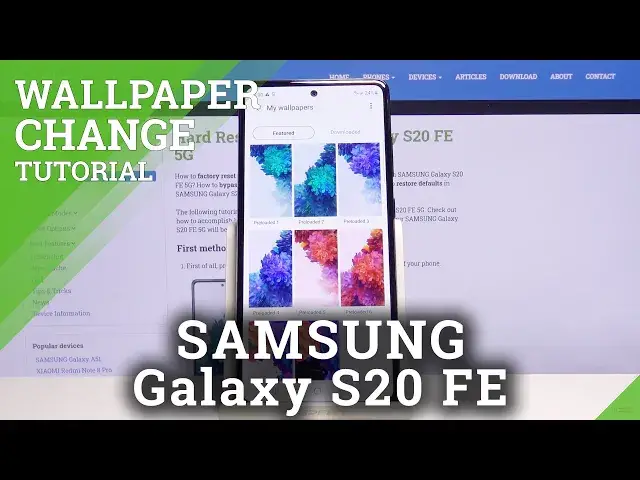 'Video thumbnail for How to Change Wallpaper in SAMSUNG Galaxy S20 FE 5G – Desktop Update'