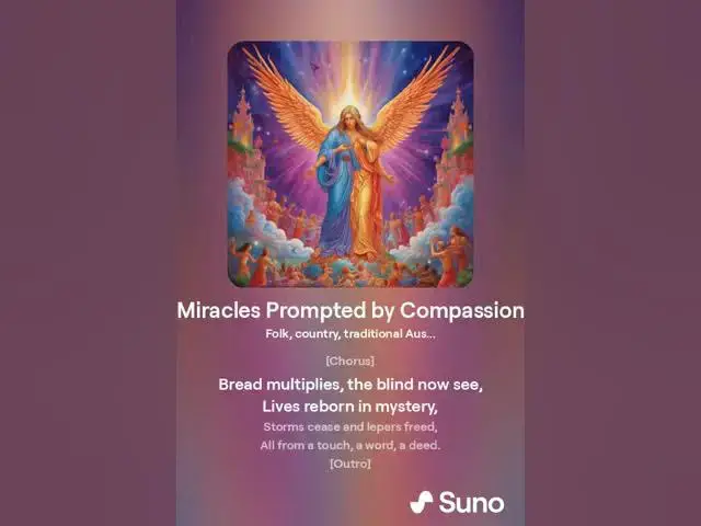 Video thumbnail for Miracles Prompted by Compassion: Songs of the Miraculous