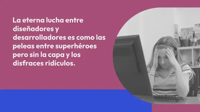 Video thumbnail for Como conseguir sinergía total entre diseñador y desarrollador