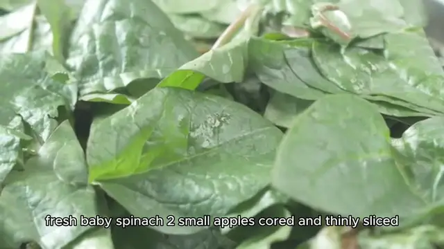 Video thumbnail for spinach salad recipe