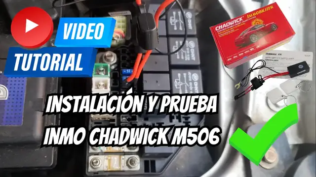 'Video thumbnail for INSTALACIÓN inmovilizador Chadwick m506 y pruebas PASO A PASO!'