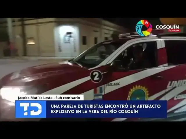 Video thumbnail for Cosquín: Encontraron un proyectil de artillería sin detonar y lo llevaron al centro de la ciudad
