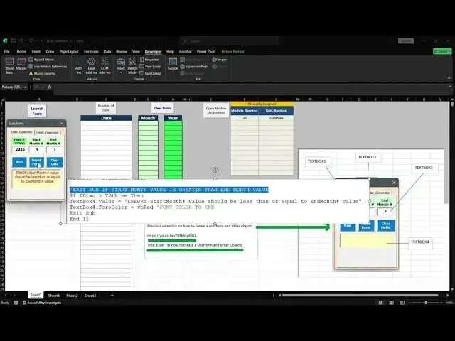 Video thumbnail for Excel Tips - Excel VBA - How to generate dates