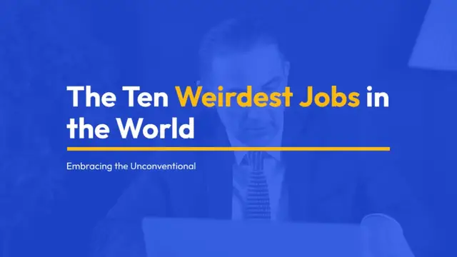 Video thumbnail for The 10 Weirdest Jobs in the World: Embracing the Unconventional