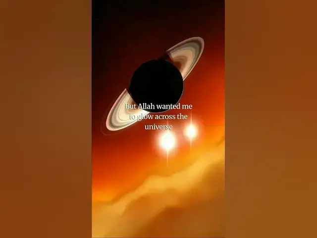 Video thumbnail for My Plan was to Shine in the Dark || #shortvideo #islamicvideos