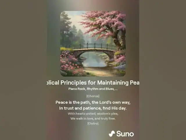 Video thumbnail for Biblical Principles for Maintaining Peace