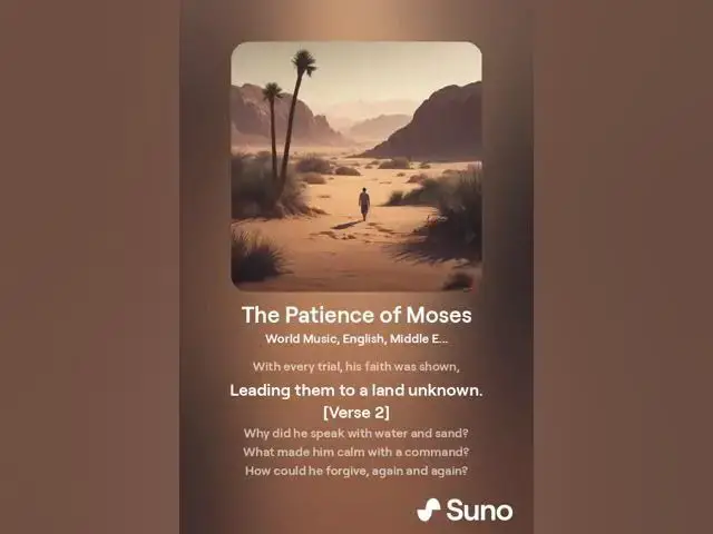 Video thumbnail for Leading Through Trials: The Patience of Moses Set to Song