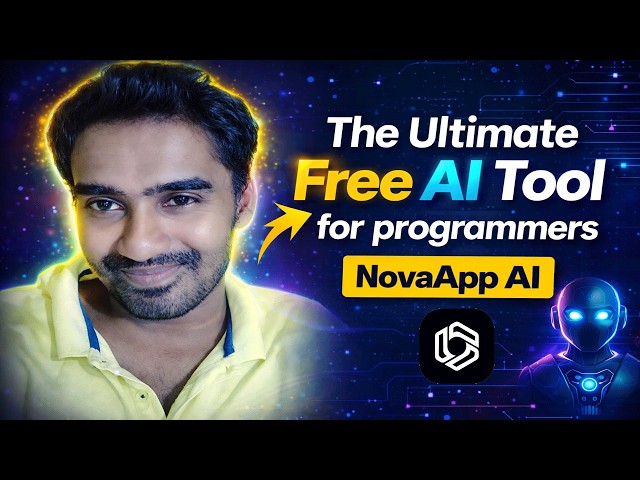 Video thumbnail for The Ultimate Free AI Tool for programmers Novaapp AI