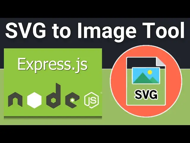 Video thumbnail for Node.js Express Project to Export SVG to PNG & JPG Image Using CairoSVG Library in Browser