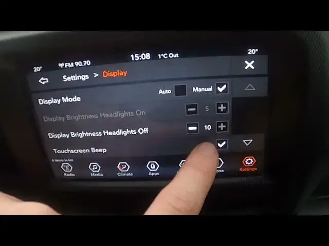 Video thumbnail for How to Change Screen Display Brightness in Jeep Wrangler IV ( 2018 – now )