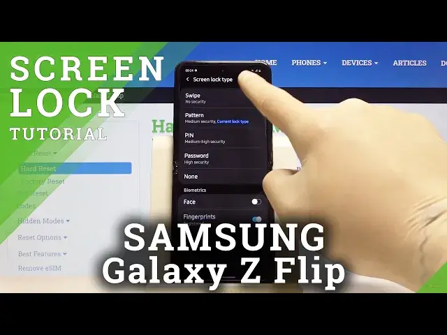 'Video thumbnail for How to Change Lock Method in SAMSUNG Galaxy Z Flip – Screen Lock'
