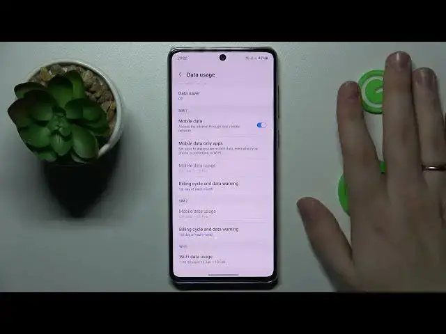 Video thumbnail for Check Data Usage on Samsung Galaxy A73 - Open Connection Settings