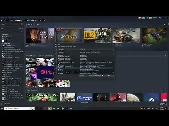 Video thumbnail for Steam 2022 - How To Add Non Steam Games