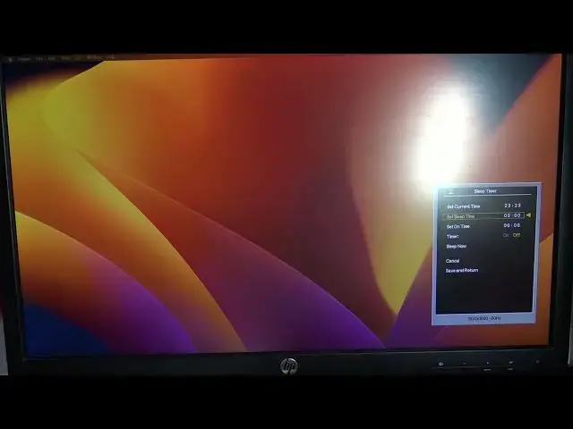 Video thumbnail for HP Compaq LA2306x How To Set Up Timer