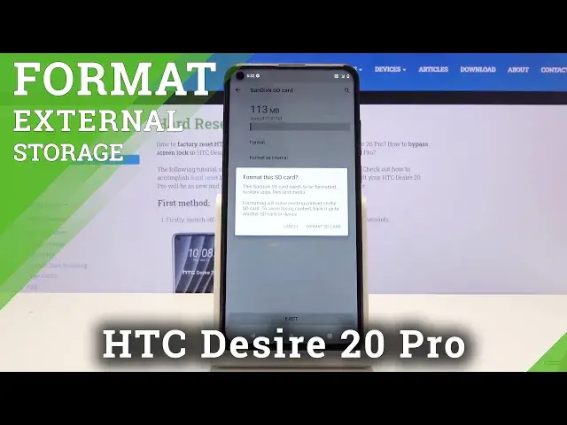 Video thumbnail for How to Format SD Card in HTC Desire 20 Pro – Format Memory Card