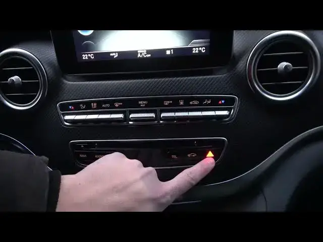 'Video thumbnail for How to Enable or Disable Hazard Lights in Mercedes V Class W447 (2014 - now) - Use Emergency Lights'