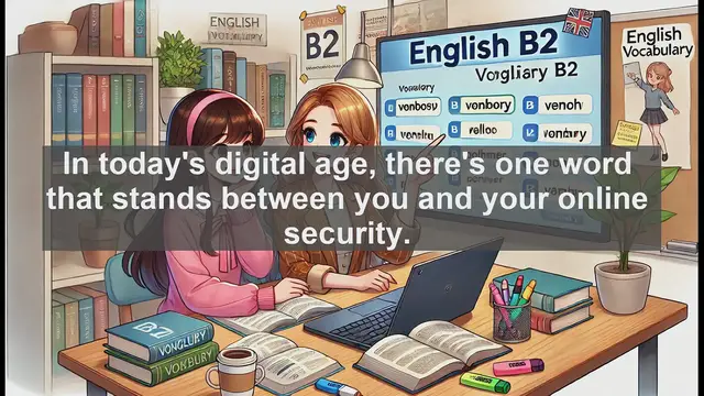 Video thumbnail for 1500 Must Know CEFR B2 Vocabulary - Password: Your Digital Guardian in the Online World