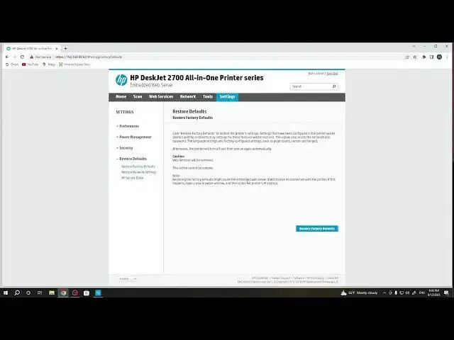 Video thumbnail for How to Reset System Settings in HP DeskJet 2700 Series – Restore Default Settings