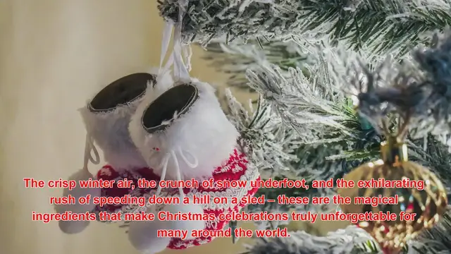 Video thumbnail for How Do People Celebrate Christmas With Sledding And Snow Activities?