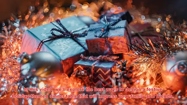 Video thumbnail for What Are The Best Ways To Design A Festive Holiday-Themed Dinner Table?
