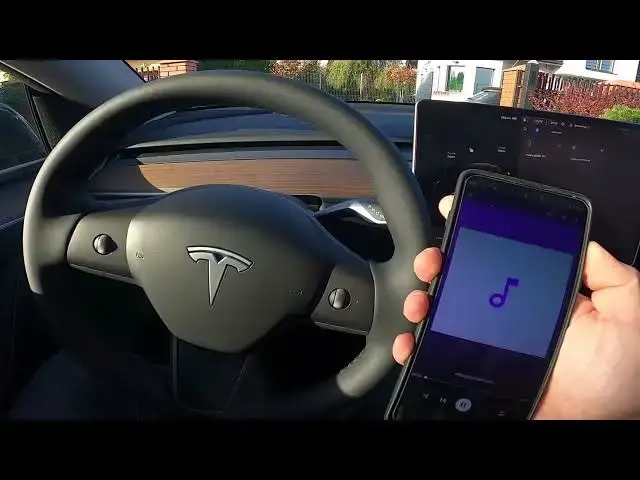 Video thumbnail for How to Play Music from Smartphone via Bluetooth in Tesla Model Y ( 2020 – now )