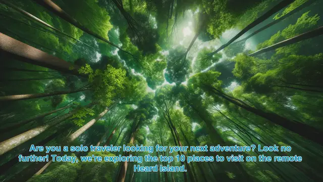 Video thumbnail for Exploring Heard Island: Top 10 Must-Visit Places for Solo Travelers