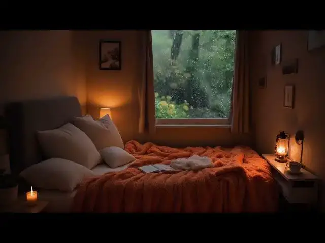'Video thumbnail for Rainy Day Retreat: Garden Shed, Hot Tea, Rainy Ambiance for Relaxing and Sleep Aid'