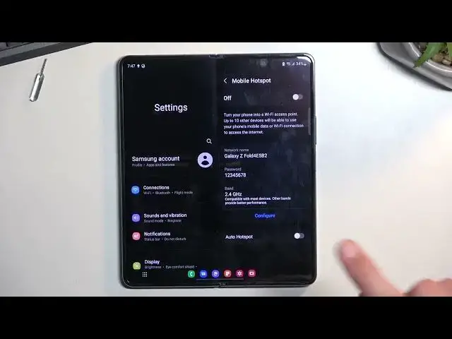 Video thumbnail for How to Share Internet on SAMSUNG Galaxy Z Fold4 - Enable Portable Hotspot on SAMSUNG Galaxy Z Fold4