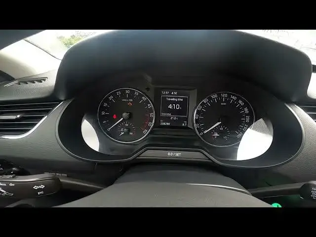 'Video thumbnail for How to Find and Reset Travel Time on the Speedometer of Skoda Octavia III ( 2013 – 2020 )'
