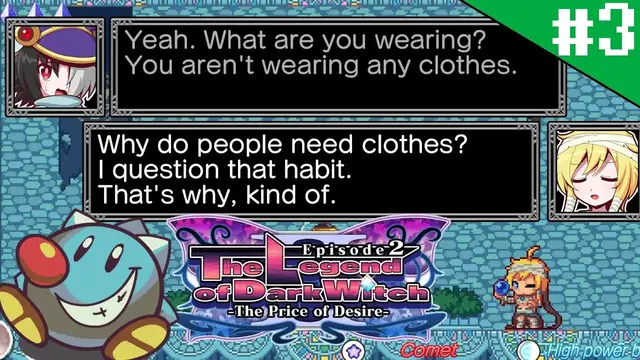 Video thumbnail for Let's Play The Legend of Dark Witch 2 (3): VS Rudy